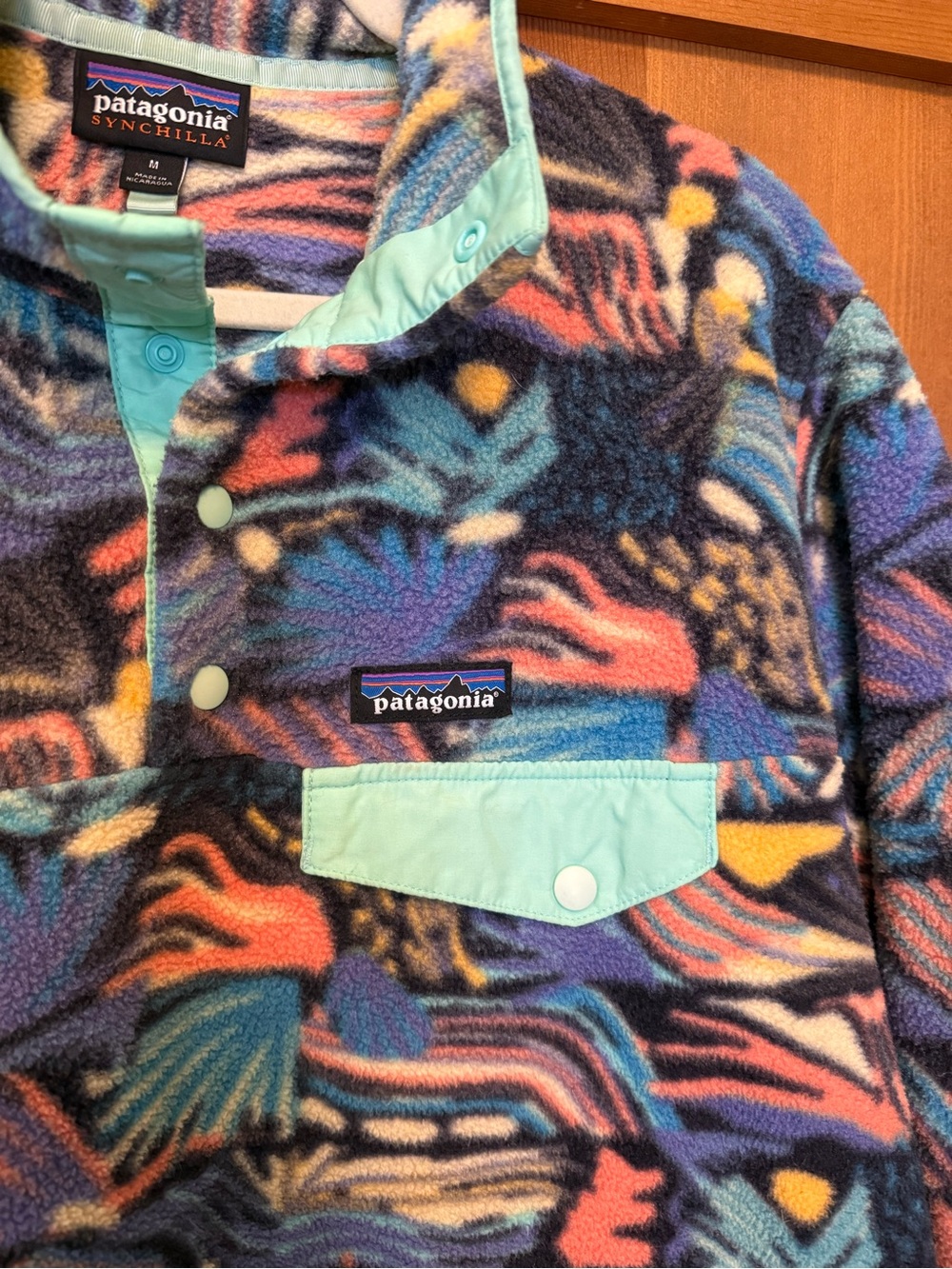 Patagonia Synchilla Fleece Quarter Snap Med - Picture 2 of 4